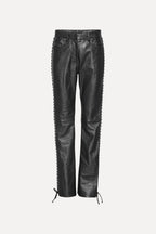 Laced Leather Pants