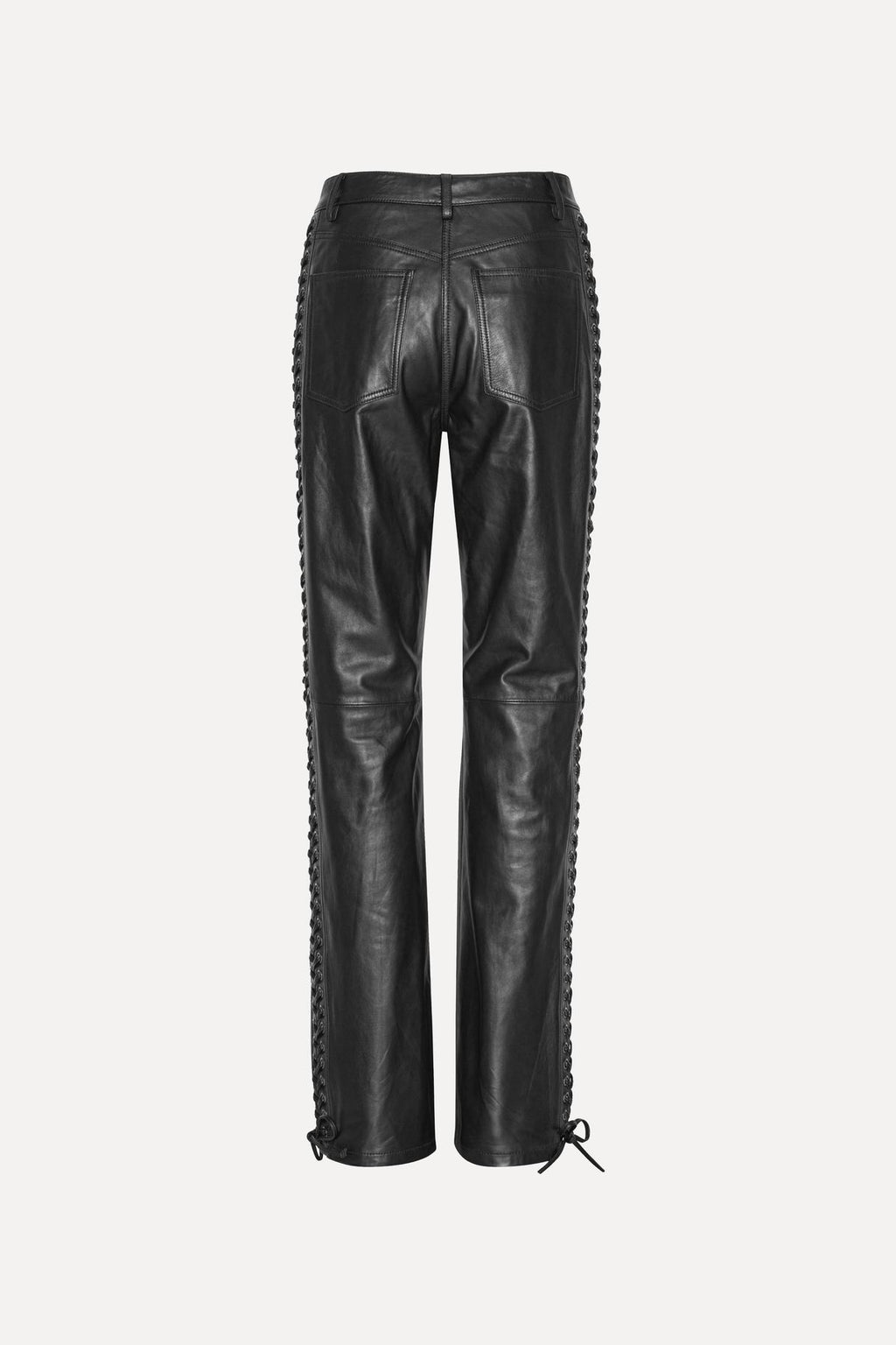 Laced Leather Pants