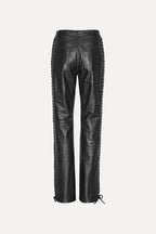 Laced Leather Pants