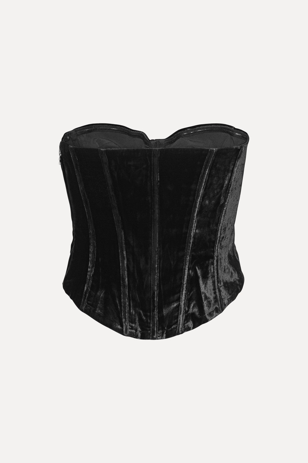 Velvet Bustier Top