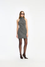 Beaded Halterneck Dress