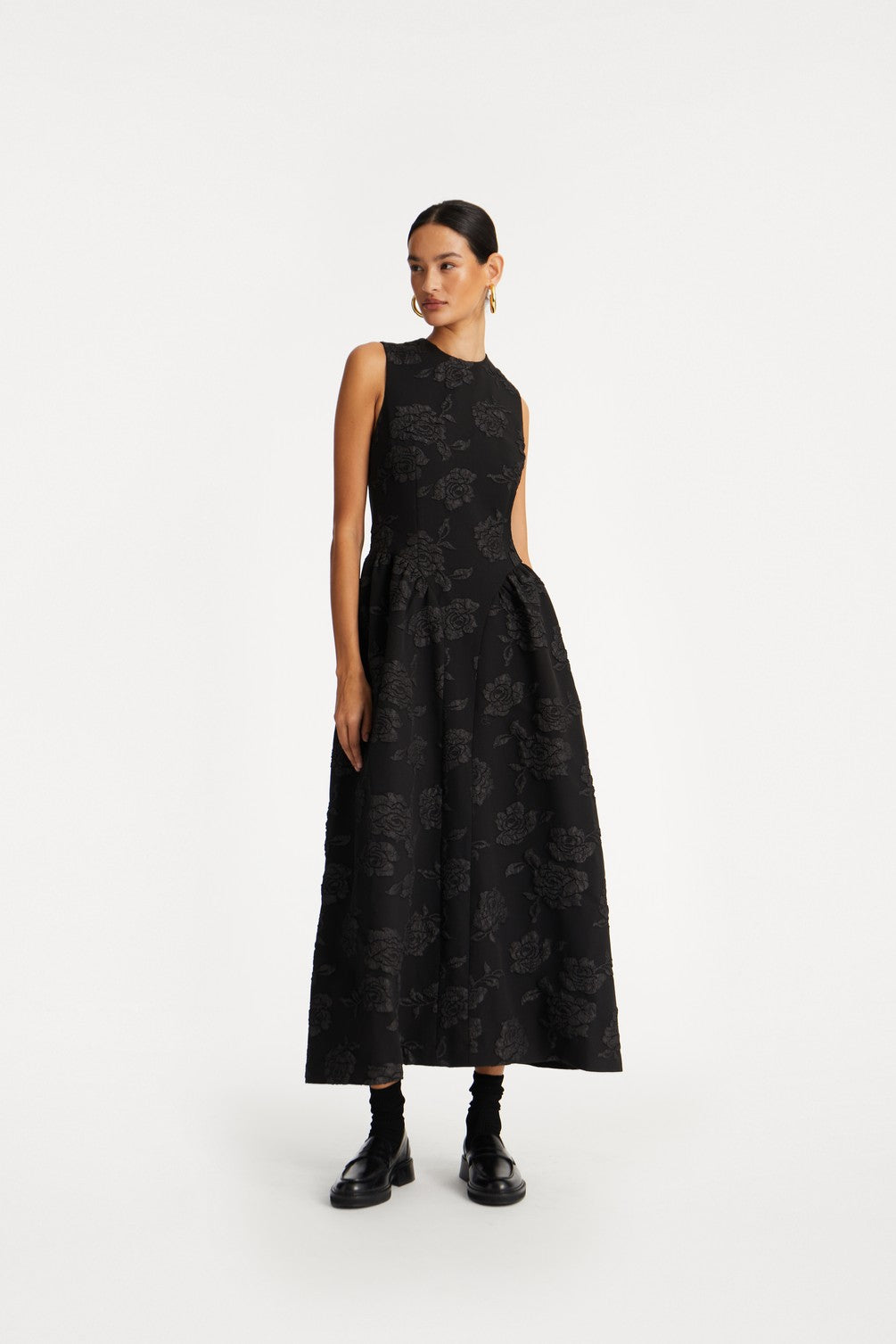 Jacquard Midi Dress