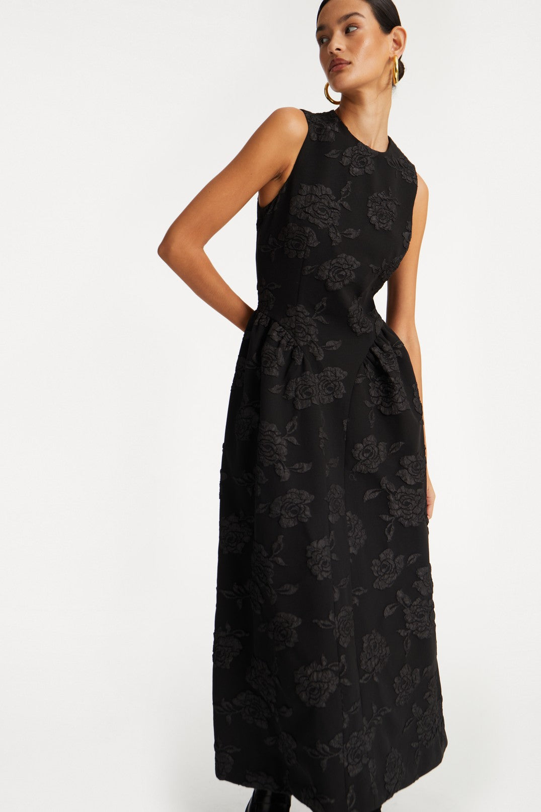 Jacquard Midi Dress