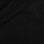 BLACK DRAPED KNIT TOP