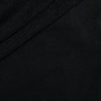 BLACK DRAPED KNIT TOP