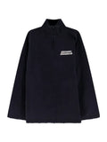 High Neck Zip Sweat
