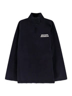 High Neck Zip Sweat
