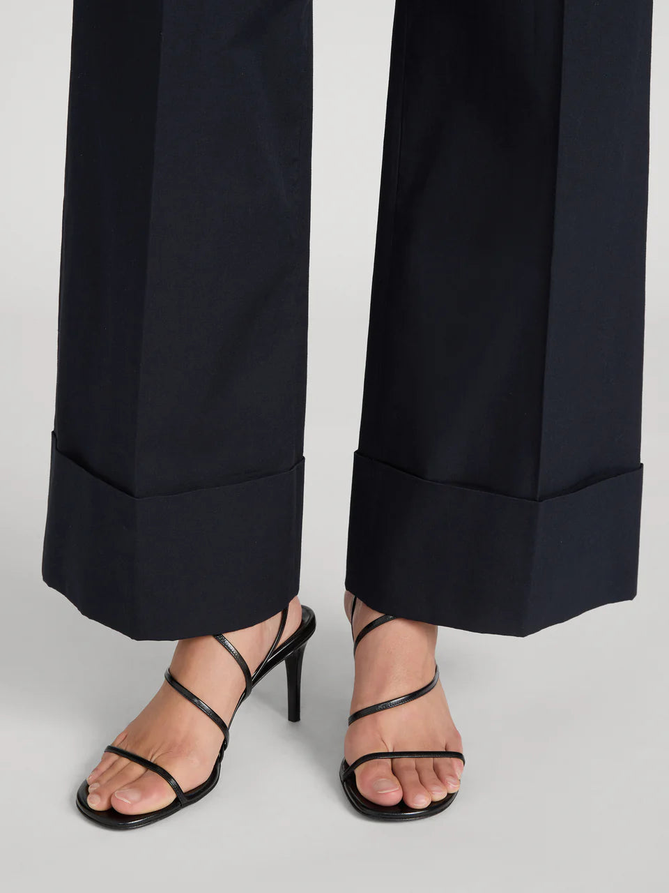 The Slim Palazzo Trouser - Cuffed