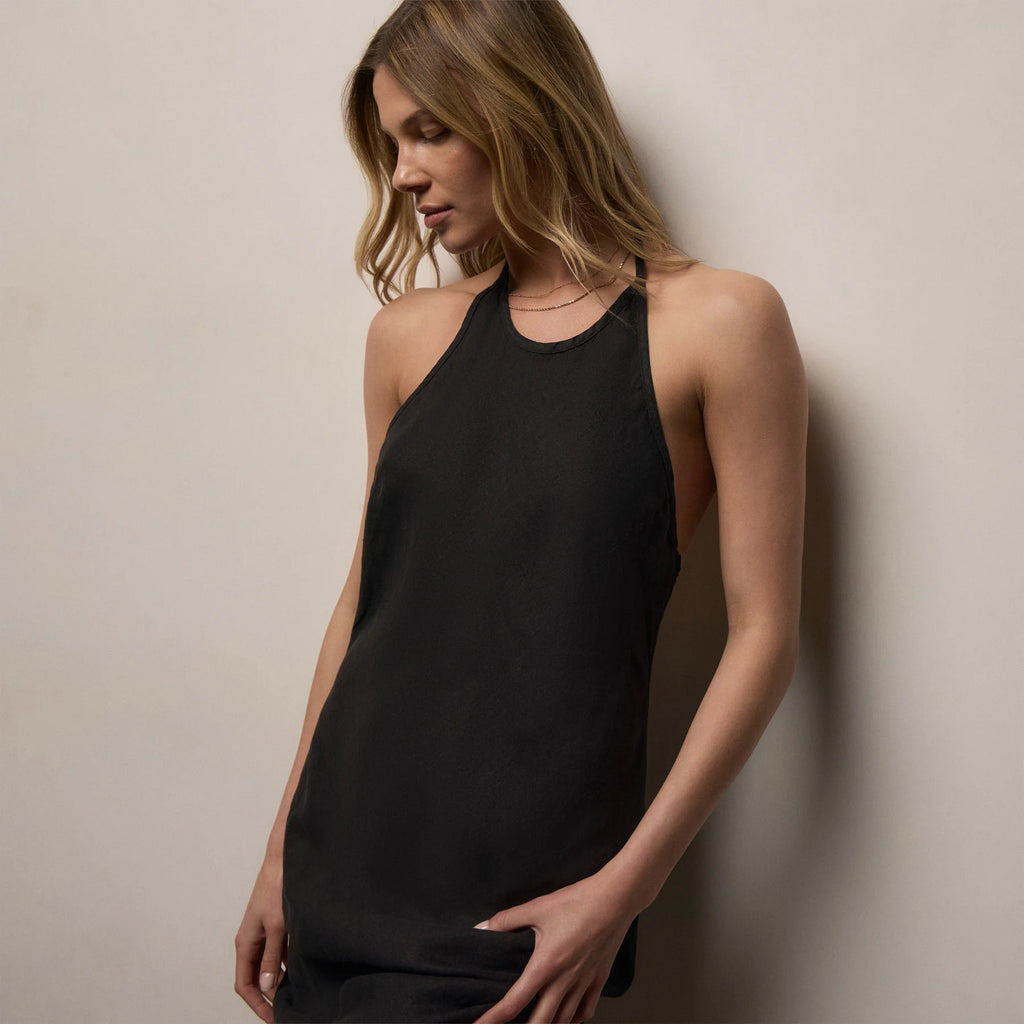 Linen Halter Dress