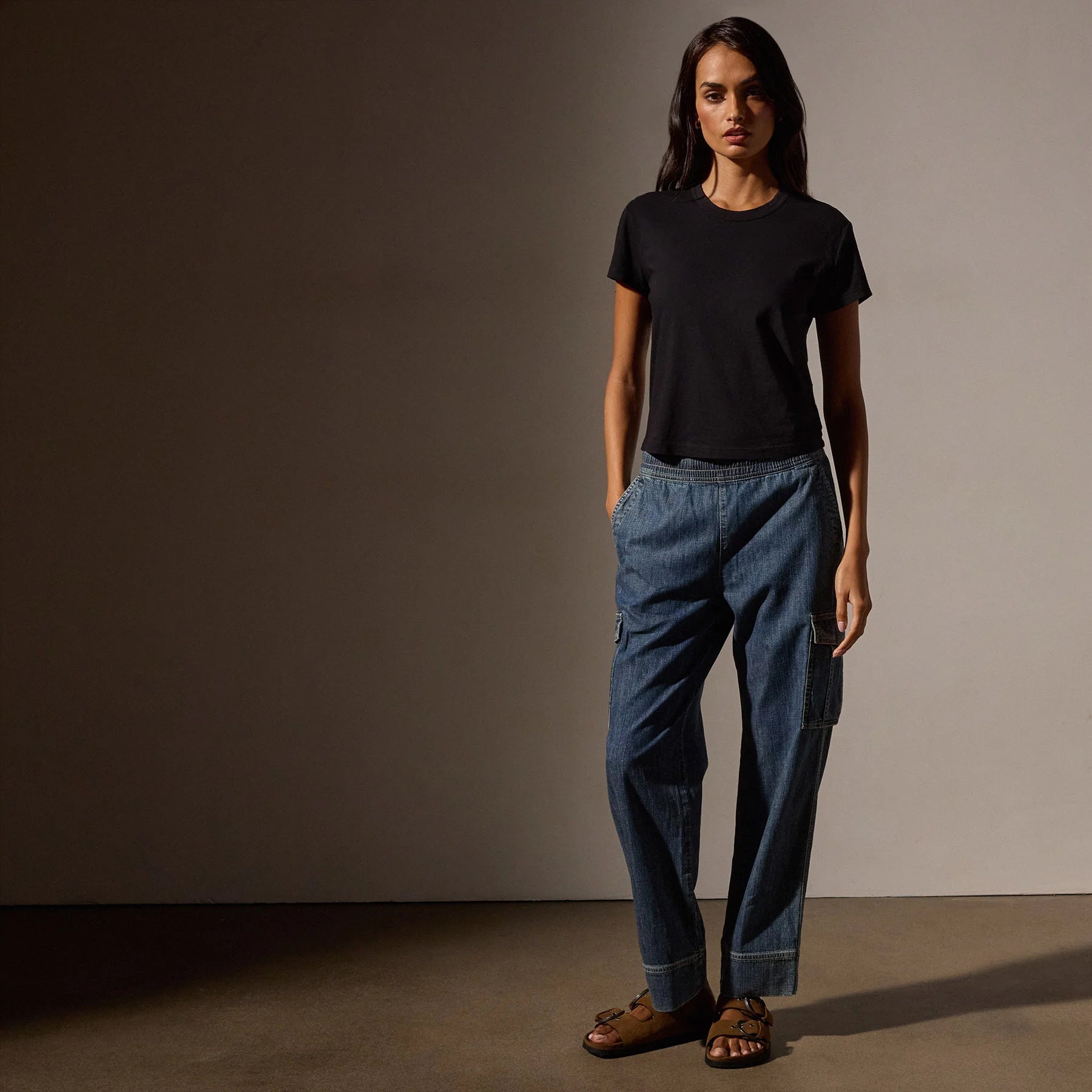 Shrunken Crew Neck S/S Tee