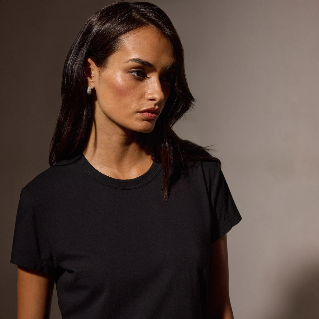 Shrunken Crew Neck S/S Tee