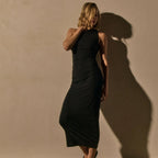 One Shoulder Ruched Dress
