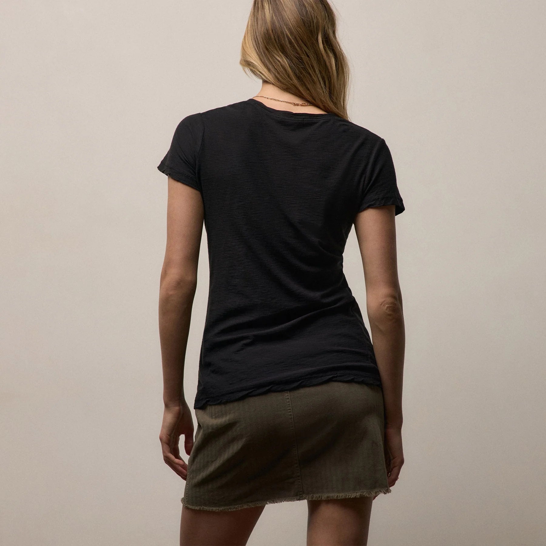Casual Tee W/Reverse Binding
