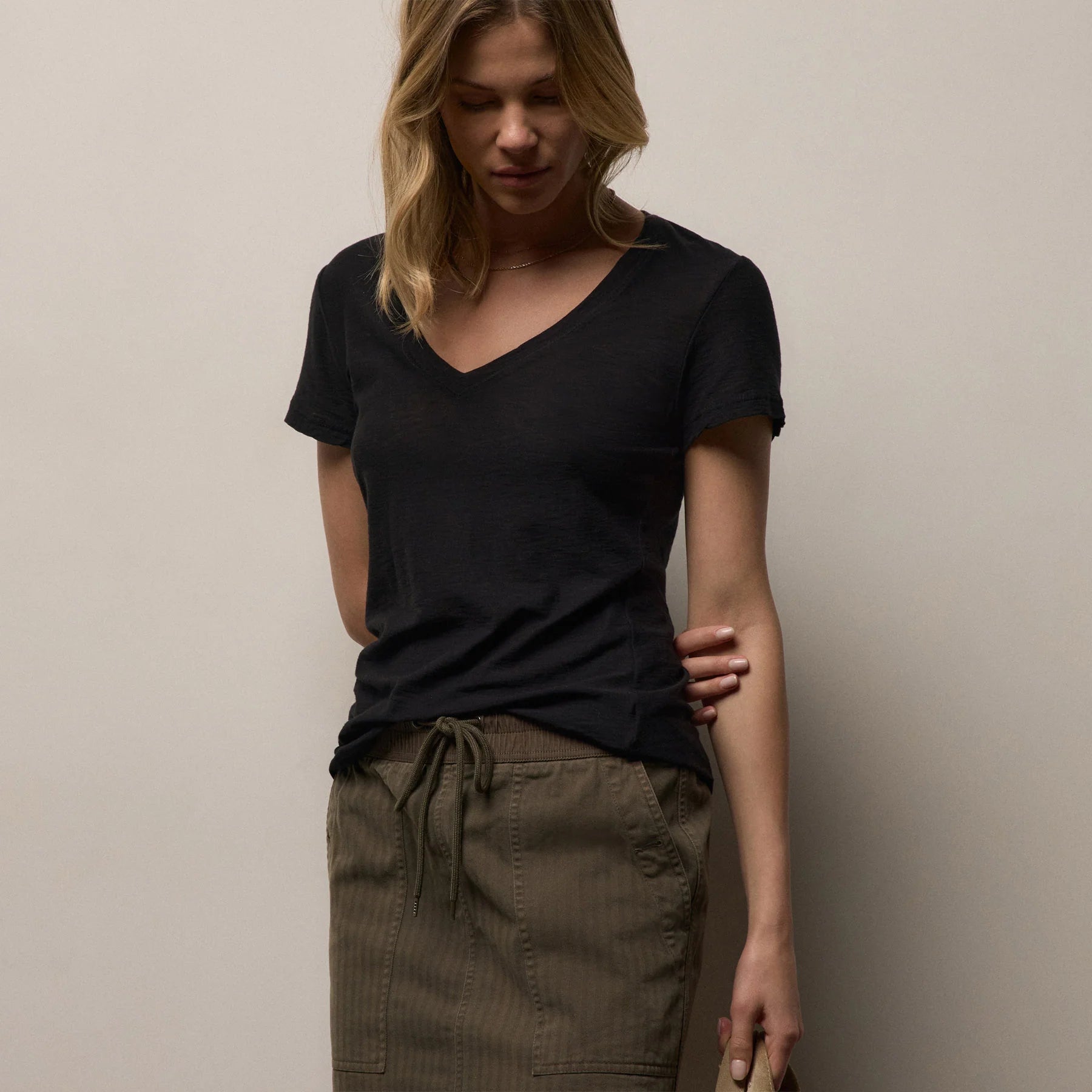 Casual Tee W/Reverse Binding