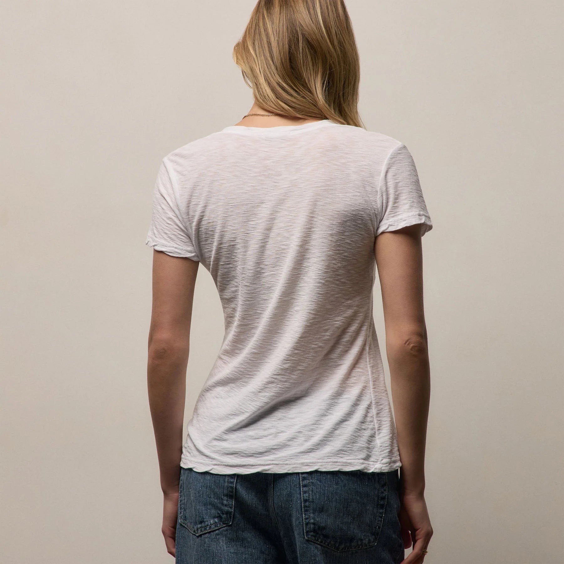 Casual Tee W/Reverse Binding