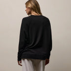 Boyfriend Raglan French Terry Relaxed Sweatshirt
