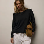 Boyfriend Raglan French Terry Relaxed Sweatshirt