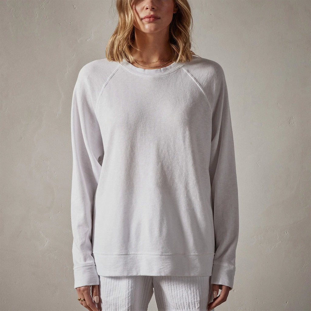 Boyfriend Raglan French Terry Relaxed Sweatshirt