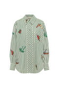 Bisou Embroidered Long Sleeve Shirt