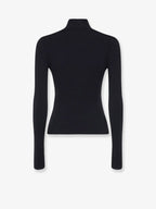 Ribbed Turtleneck Top
