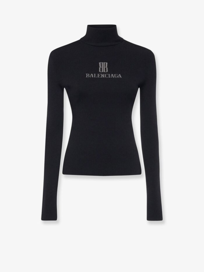 Ribbed Turtleneck Top