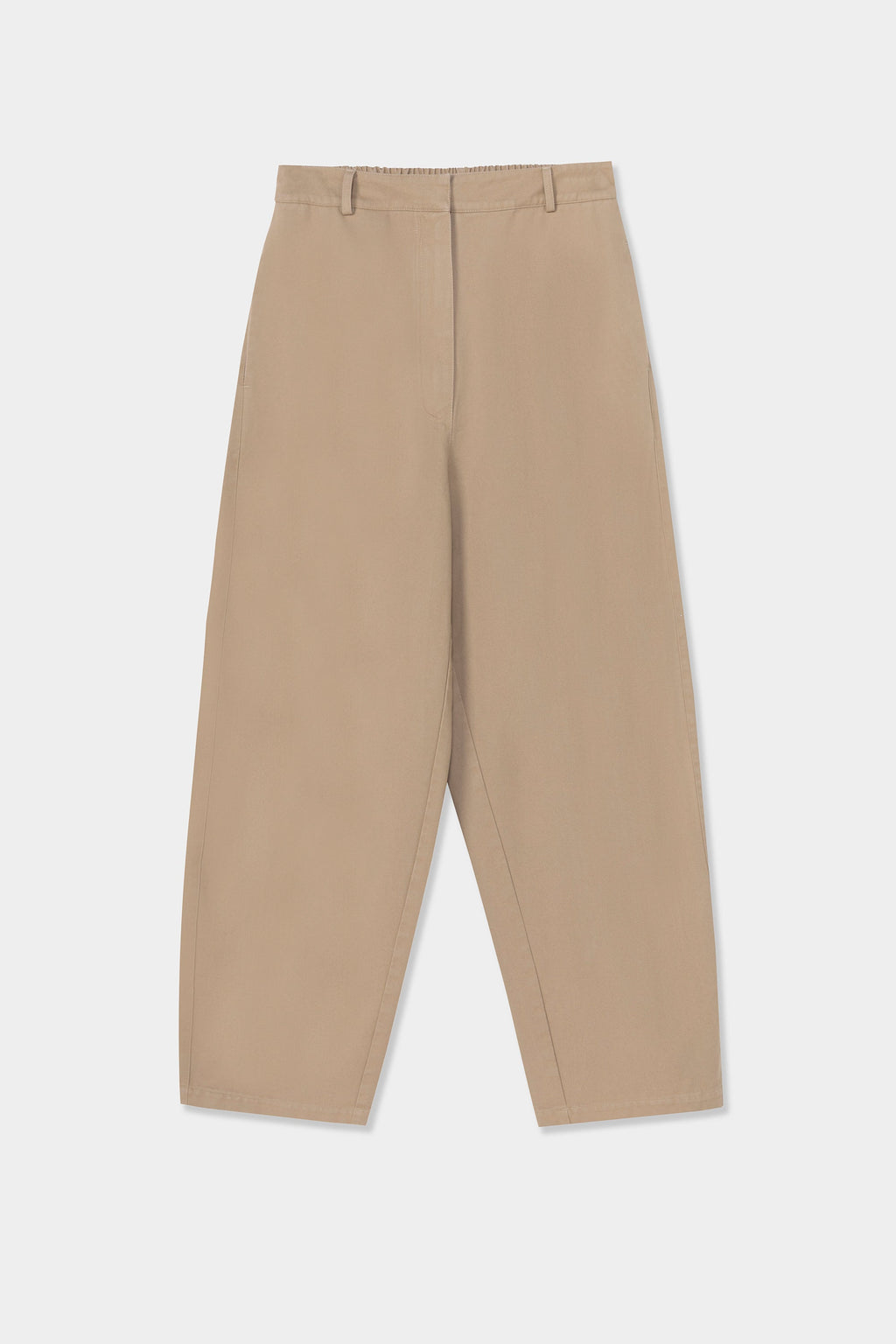 Cotton Curved Pants