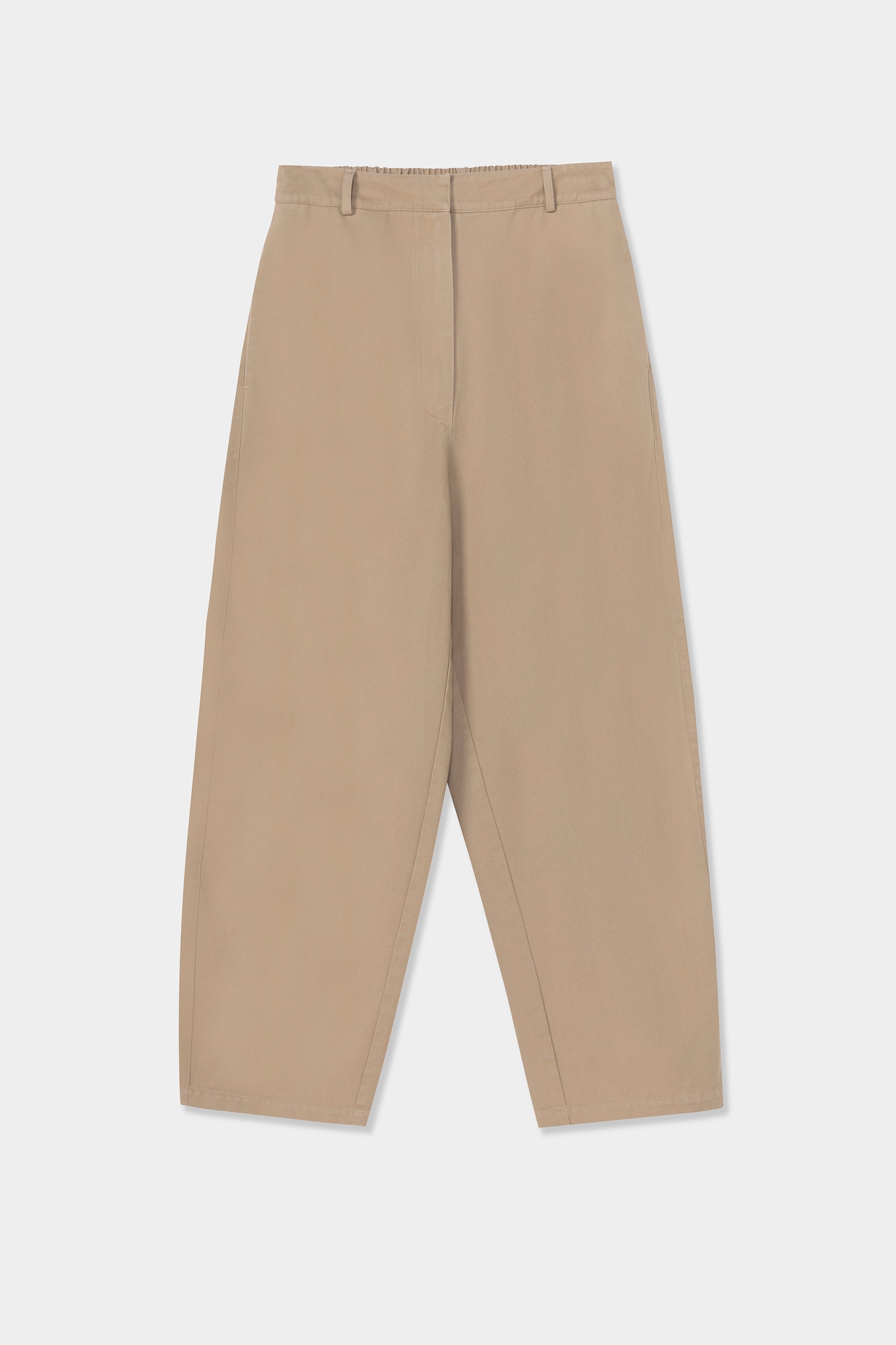 Cotton Curved Pants