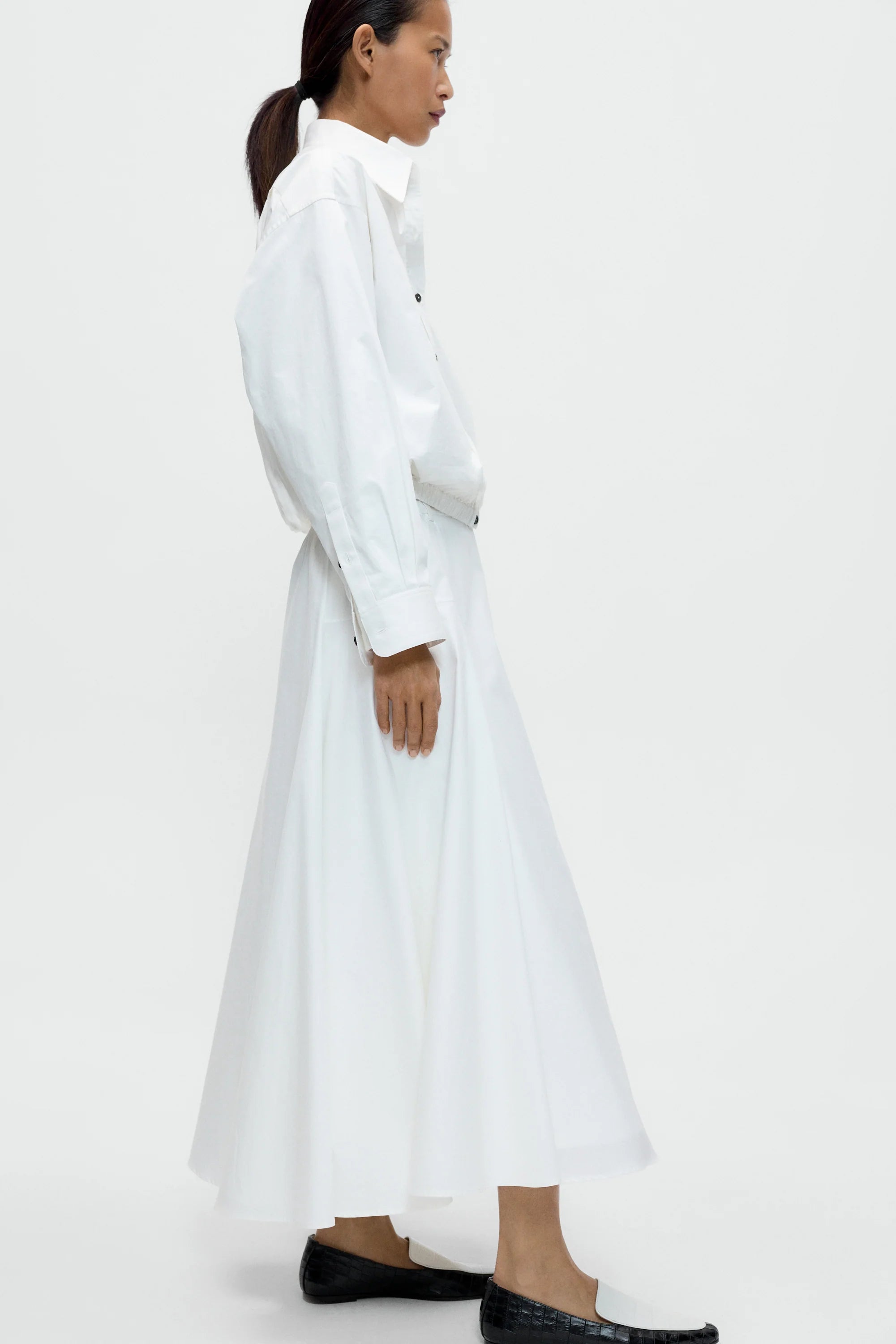 Cotton Voluminous Skirt