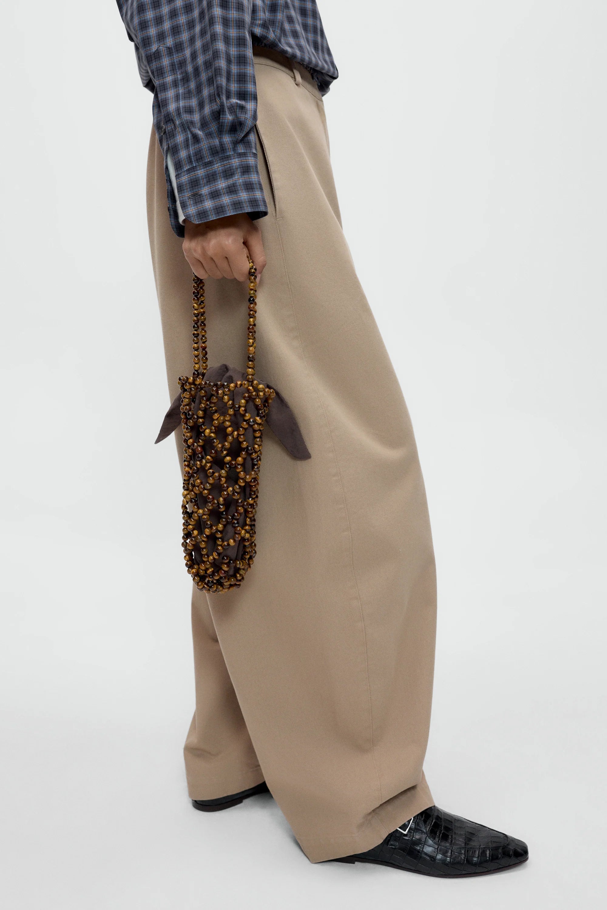 Beaded Bag Ojo De Tigre