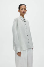 Pinstriped Oversized Shirt