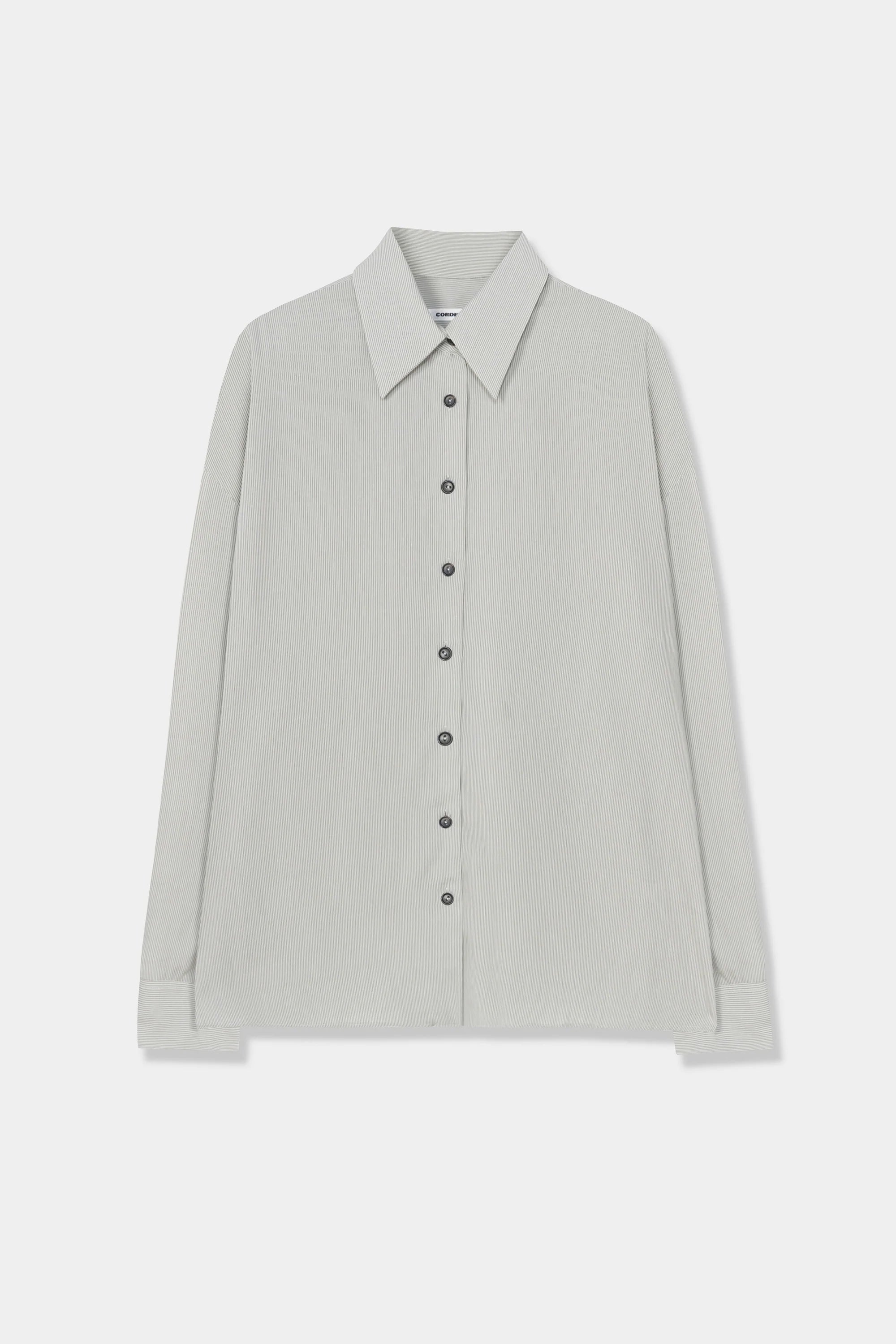 Pinstriped Oversized Shirt