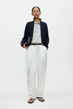 Satin Barrel Pants
