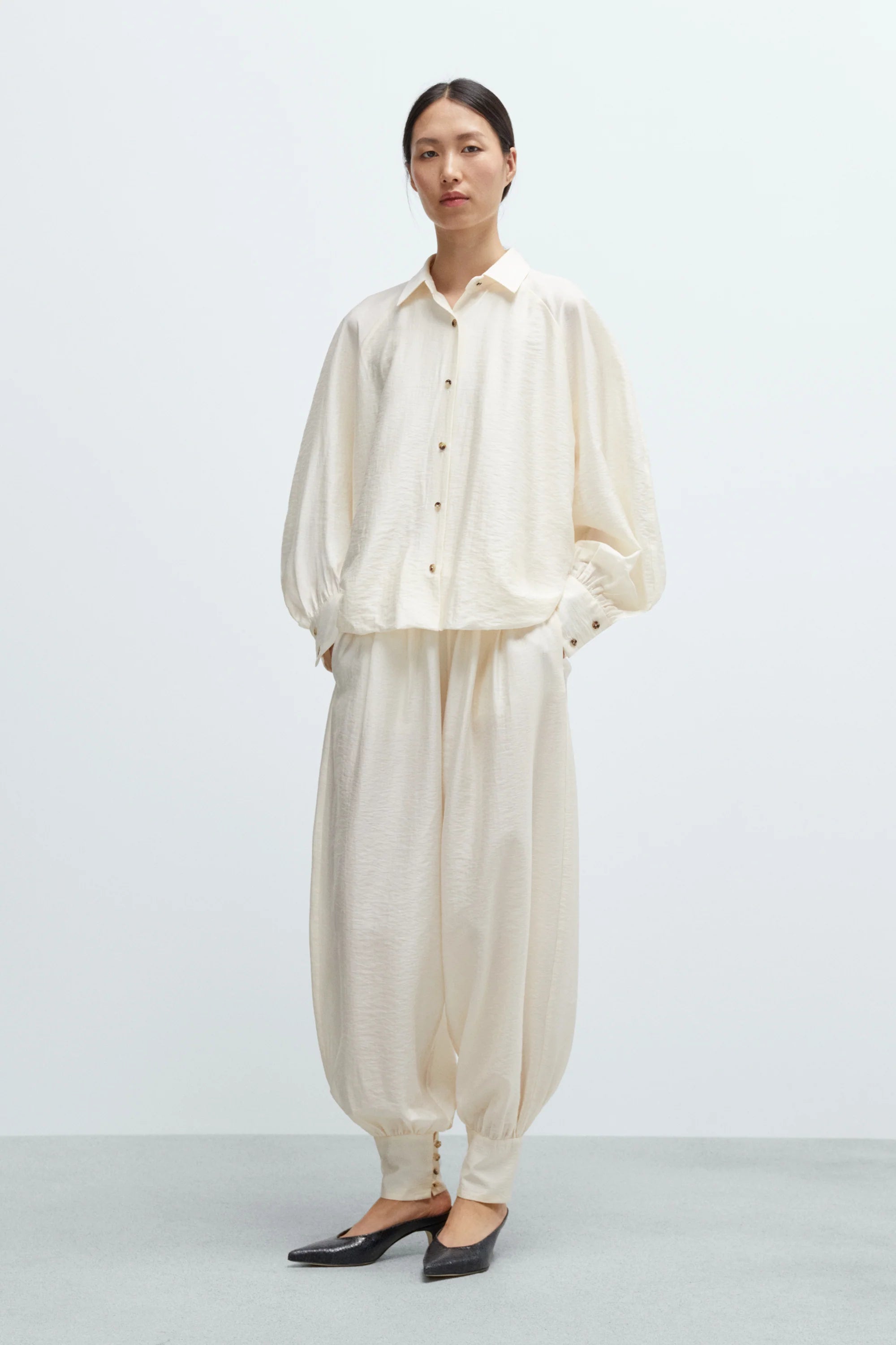 Balloon Shirt Marfil