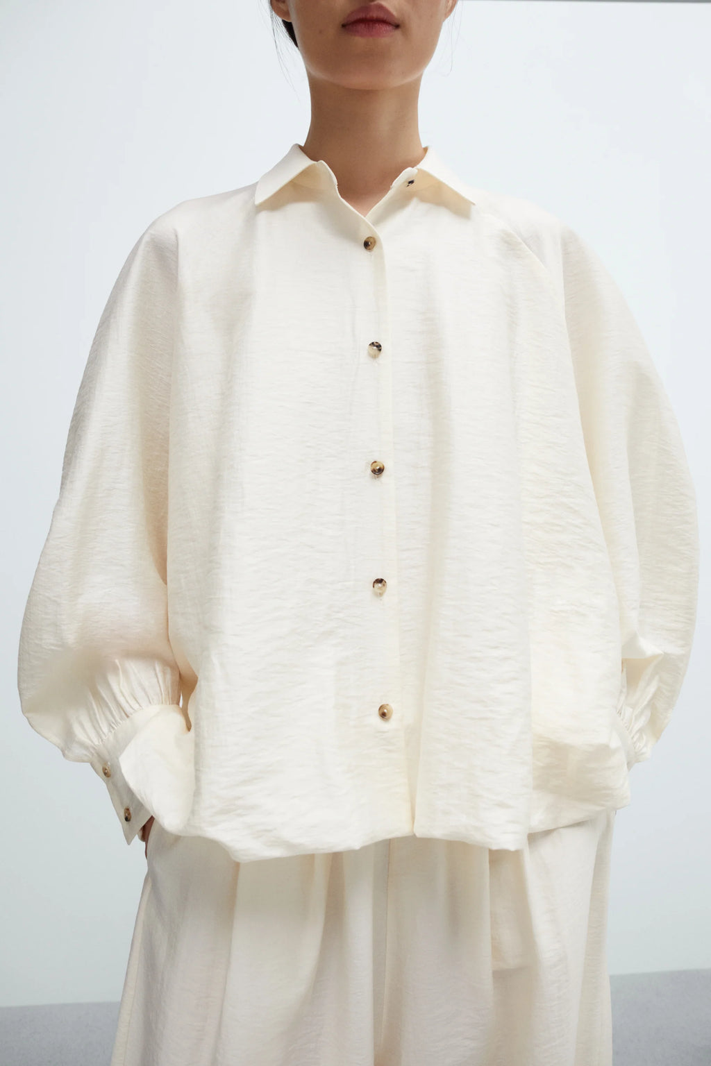 Balloon Shirt Marfil