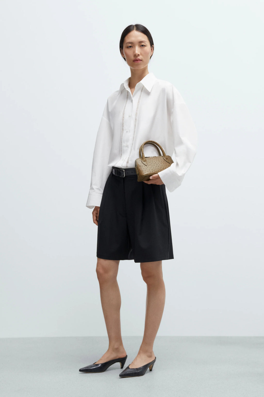 Lace Shirt Cream