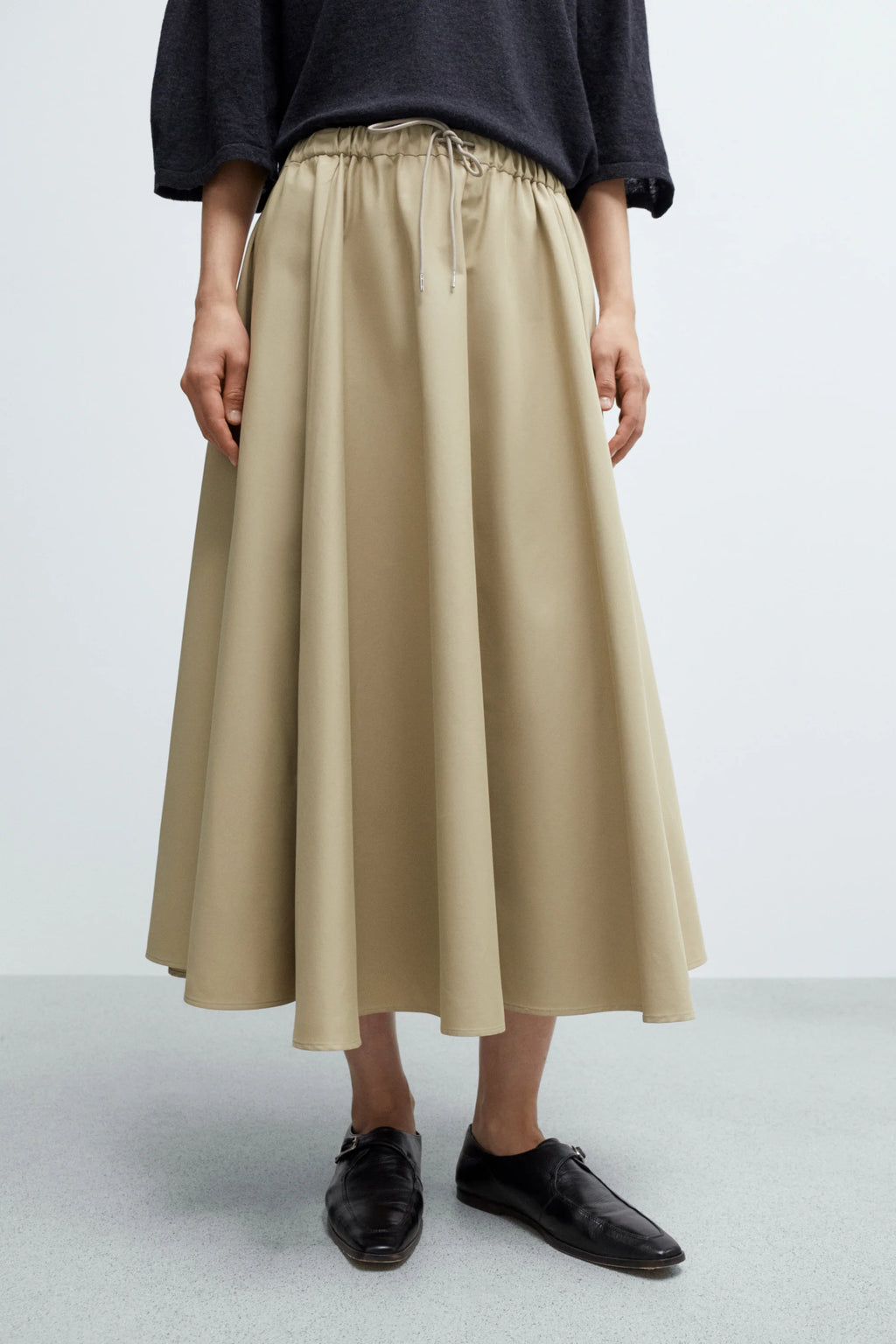 Technical Skirt Camel