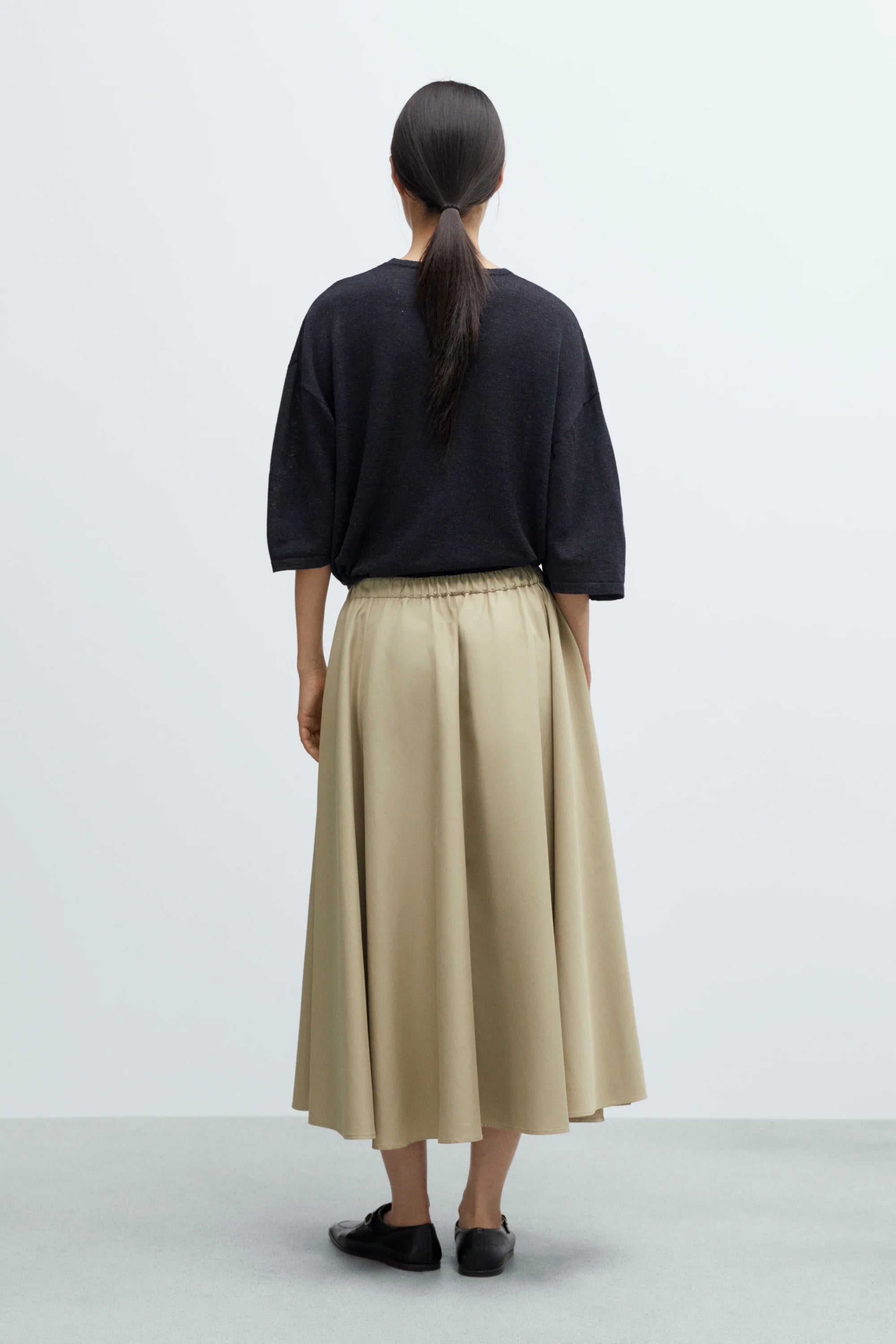 Technical Skirt Camel