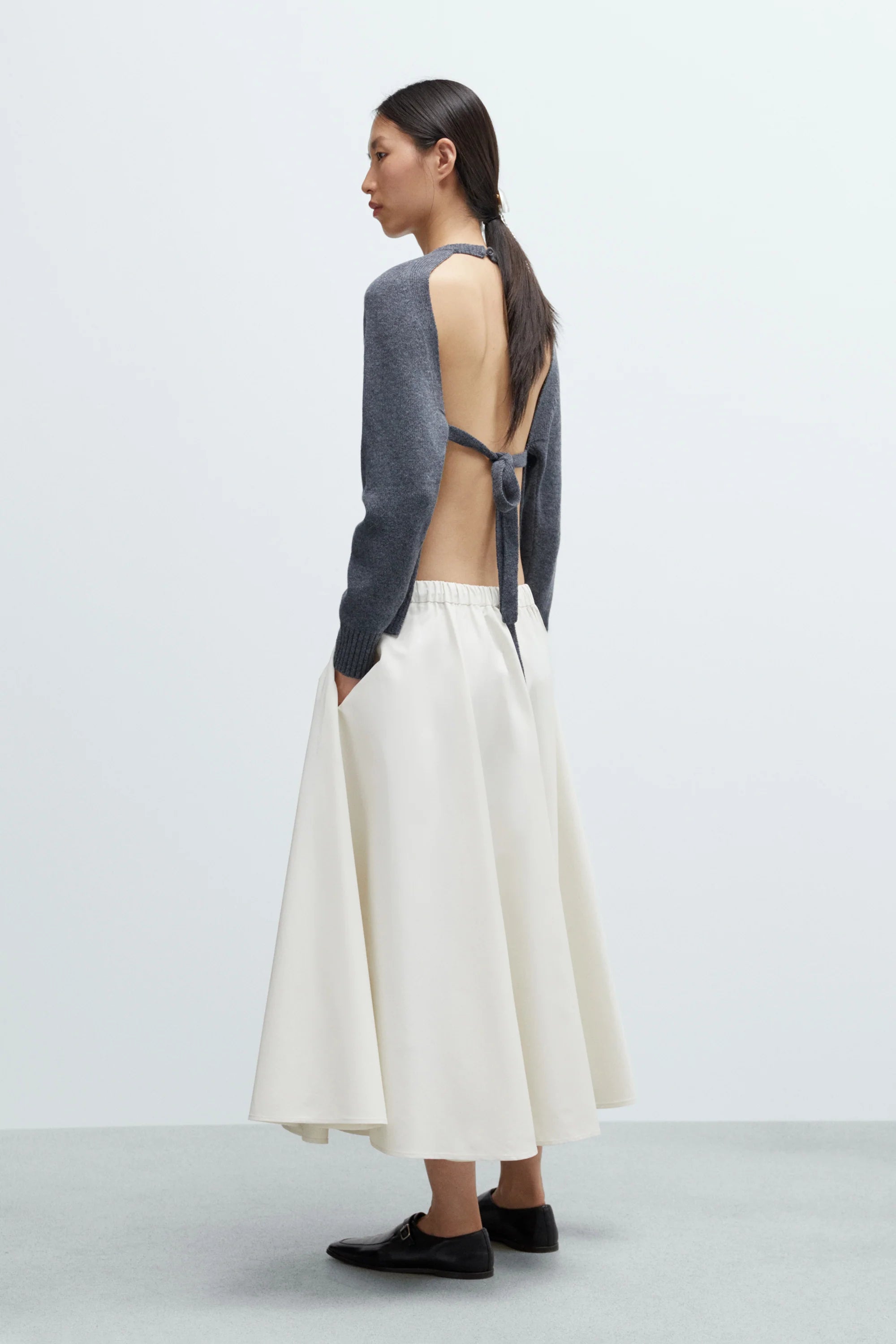 Technical Skirt Camel