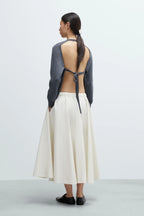 Technical Skirt Camel