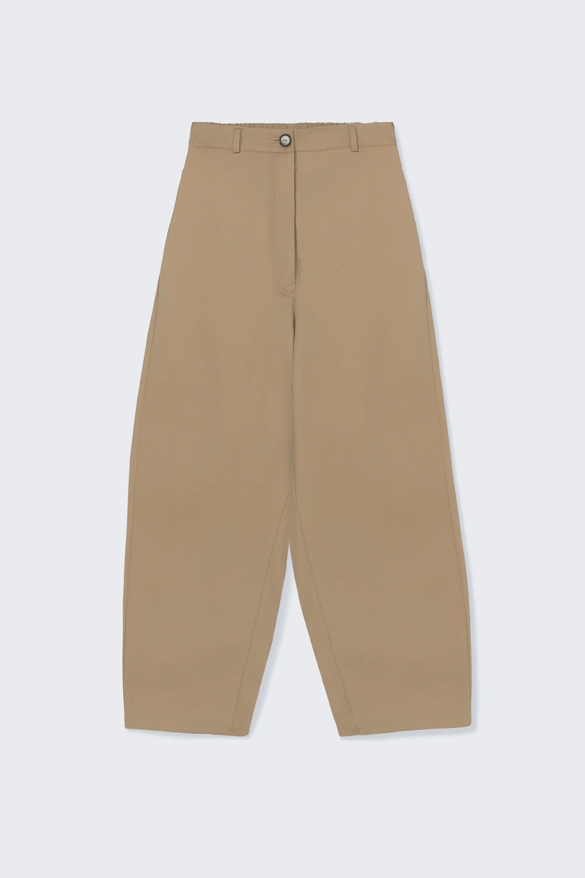 Cotton Curved Pants