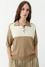 Organic Cotton Colorblock Polo