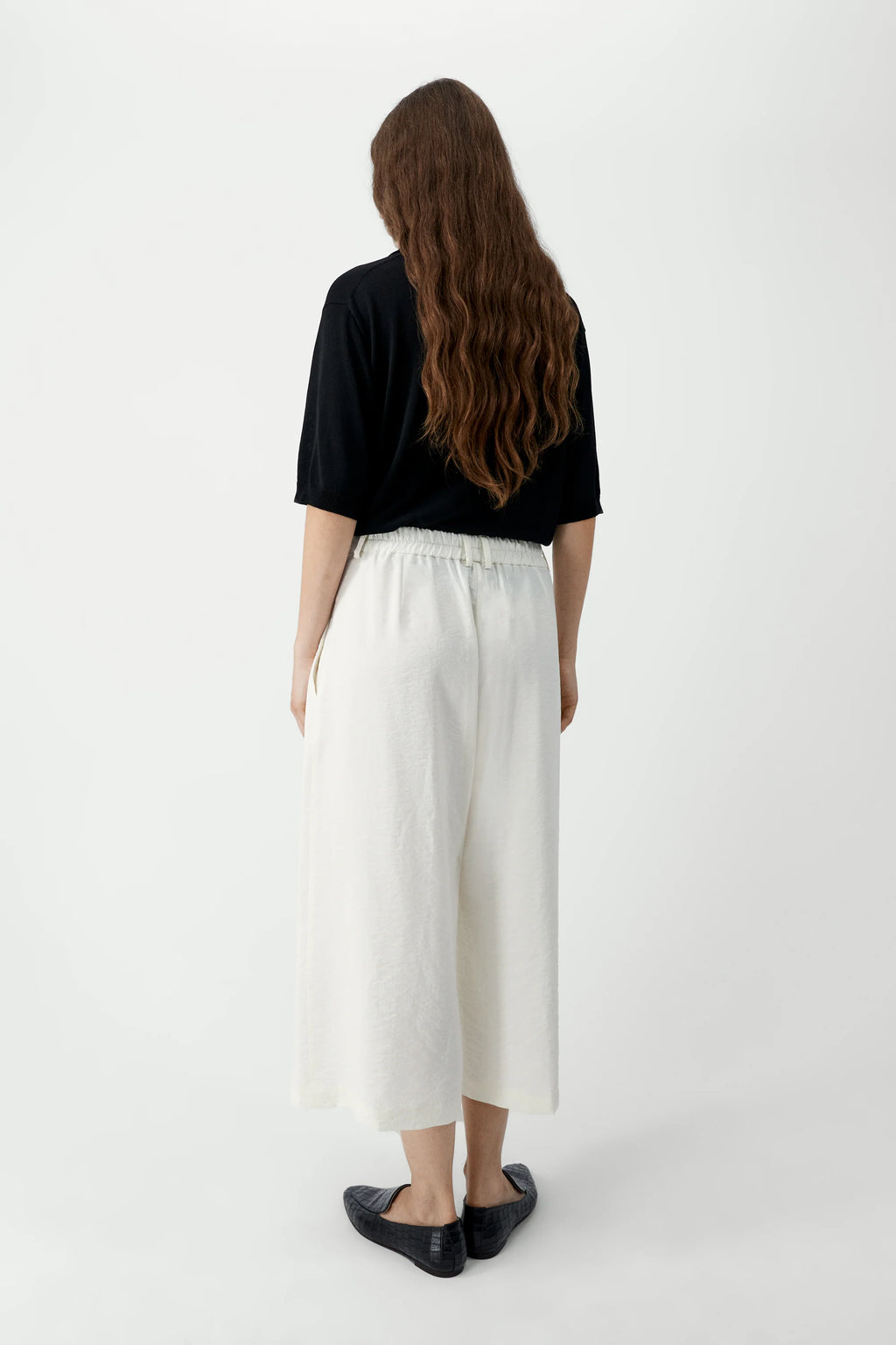 Silk Capri Pants