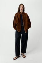 Suede Batwing Jacket