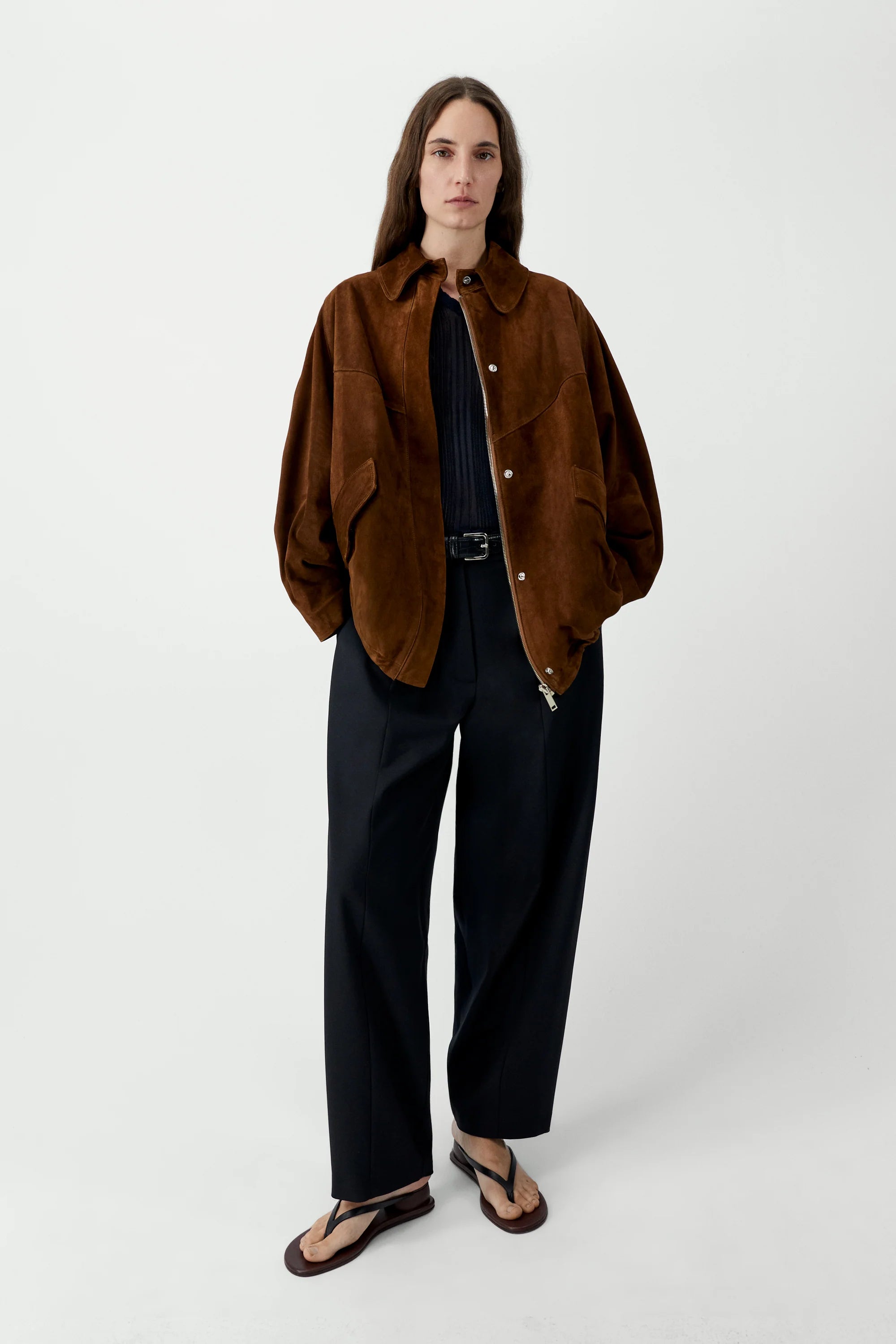 Suede Batwing Jacket