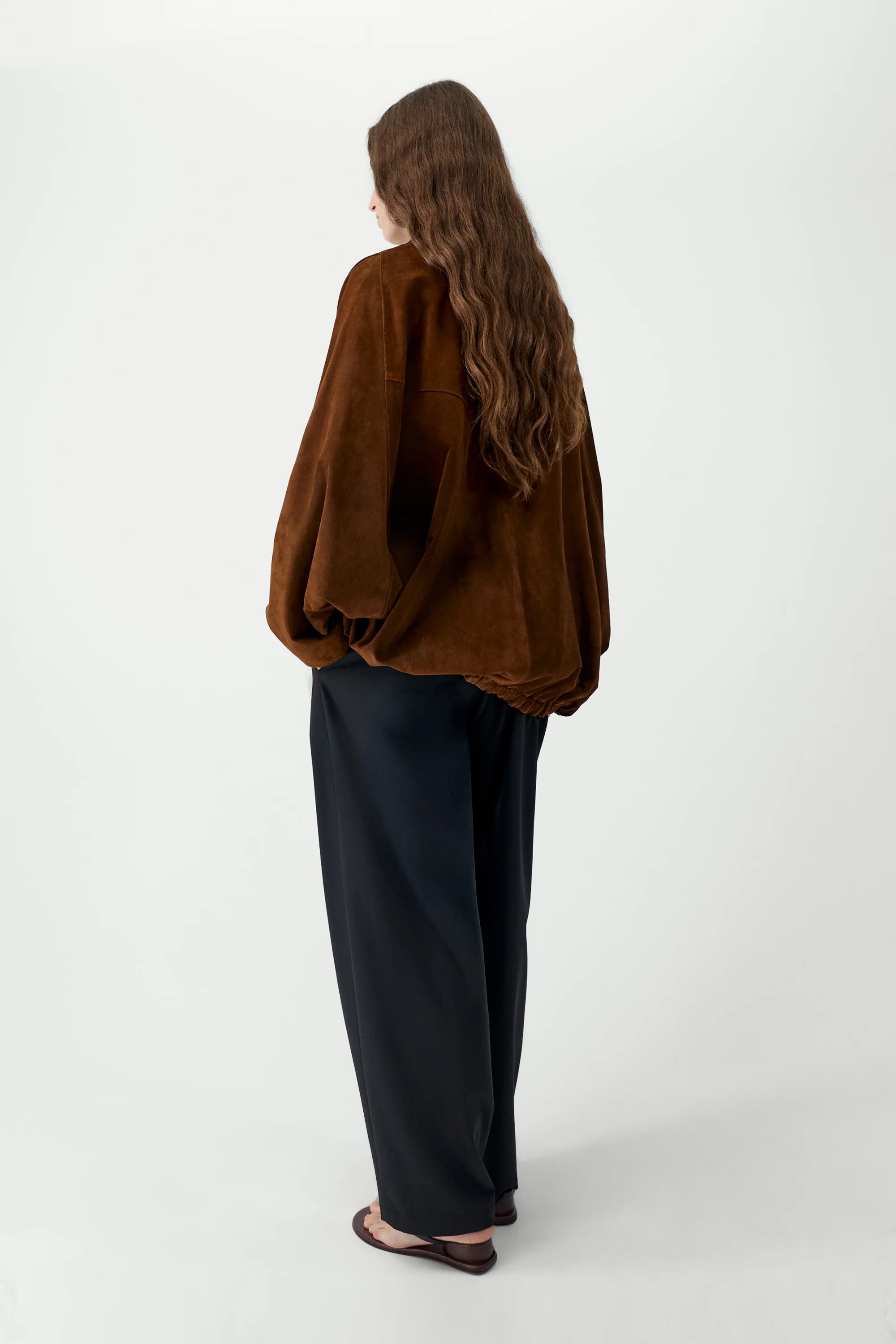 Suede Batwing Jacket
