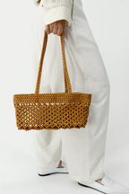 Wooden Beads Mini Bag