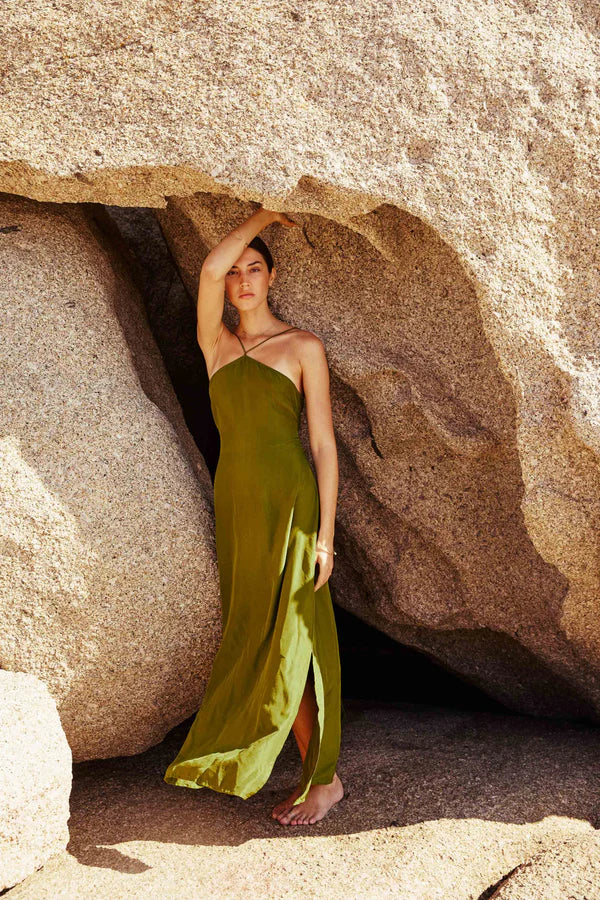 Mia Dress Washed Silk