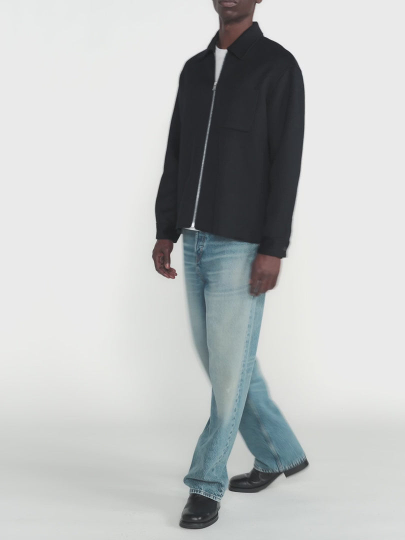 Double Face Zip Shirt Jacket