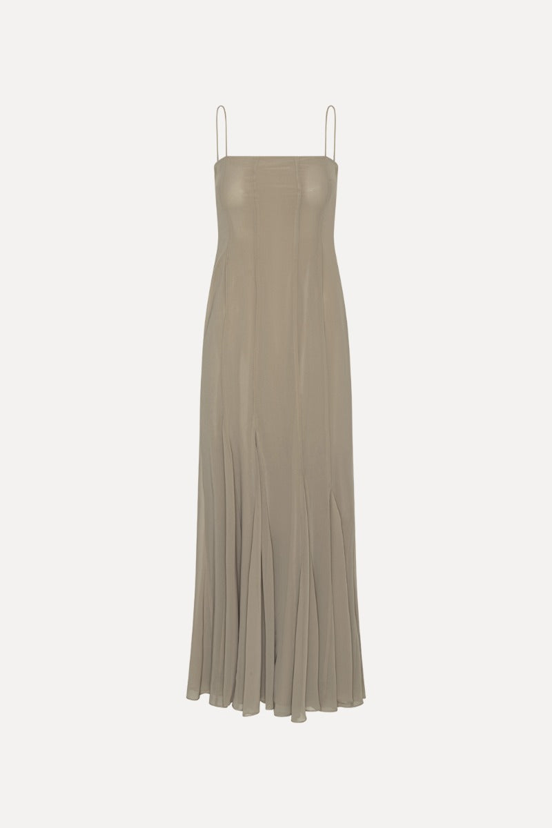 Chiffon Maxi Strap Dress