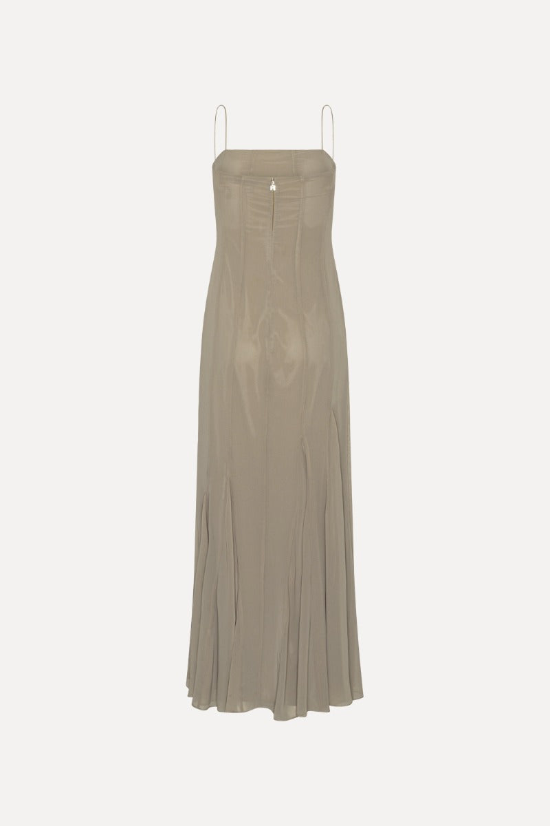 Chiffon Maxi Strap Dress
